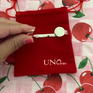 UNO de 50 Sleek Silver Nail Bangle